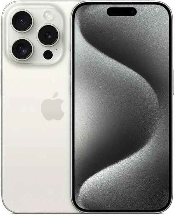 Apple iPhone (Renewed Premium) 15 Pro Max, 1TB, White Titanium - Unlocked